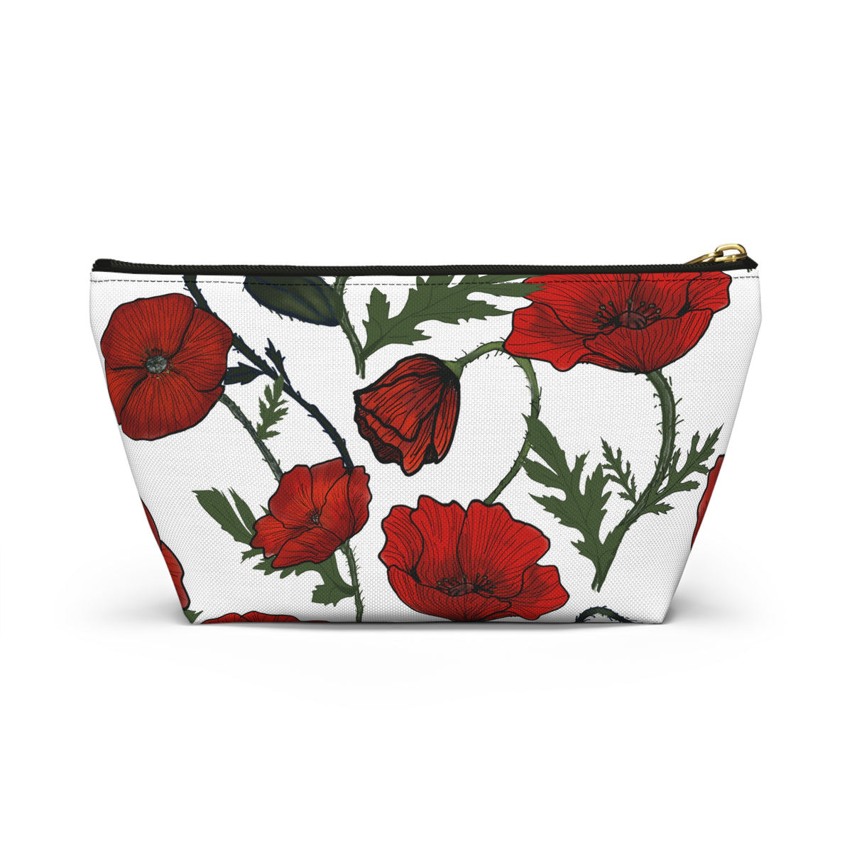 Poppy Field Accessory Bag w T-bottom