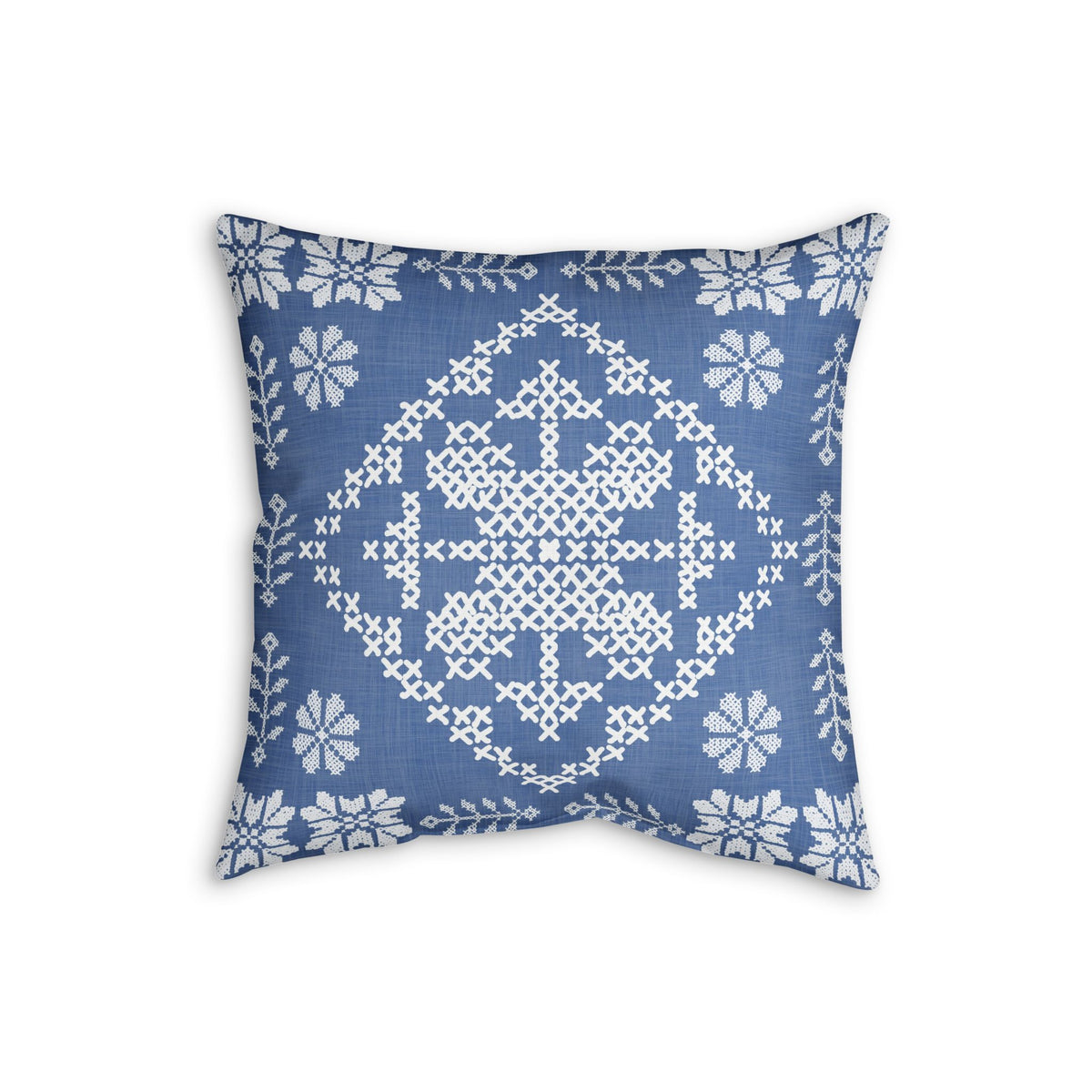 Tatreez Faux Linen Pillow