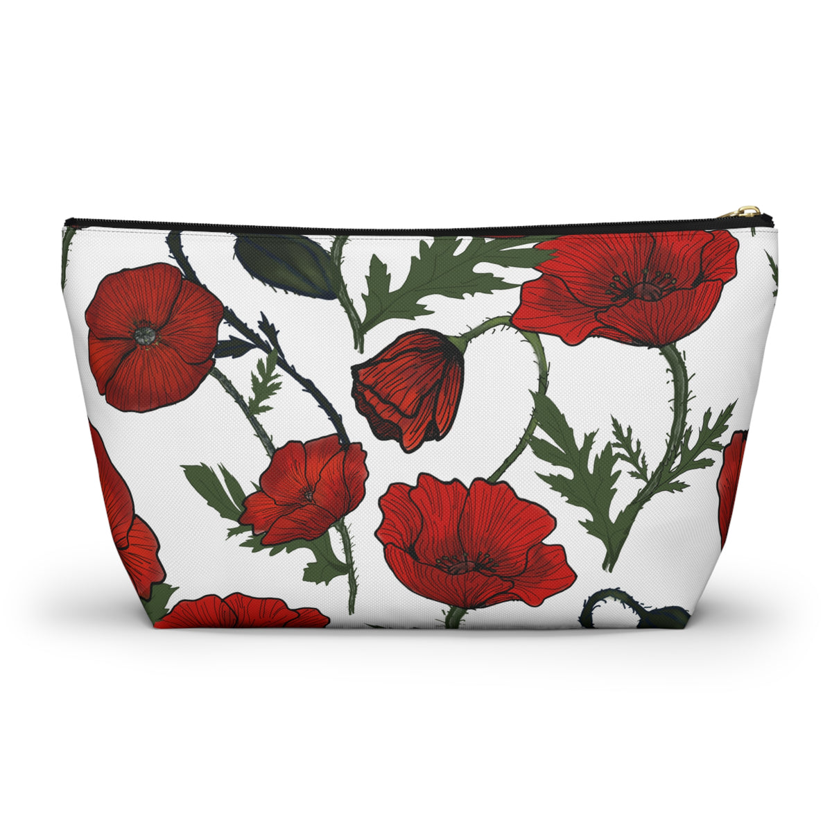 Poppy Field Accessory Bag w T-bottom