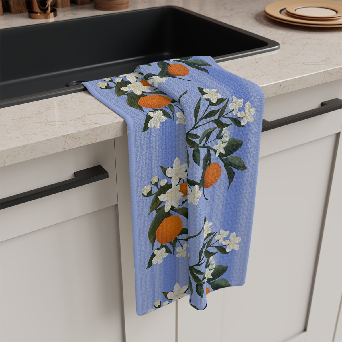 The Grove Microfiber Tea Towel - Orange Blossom