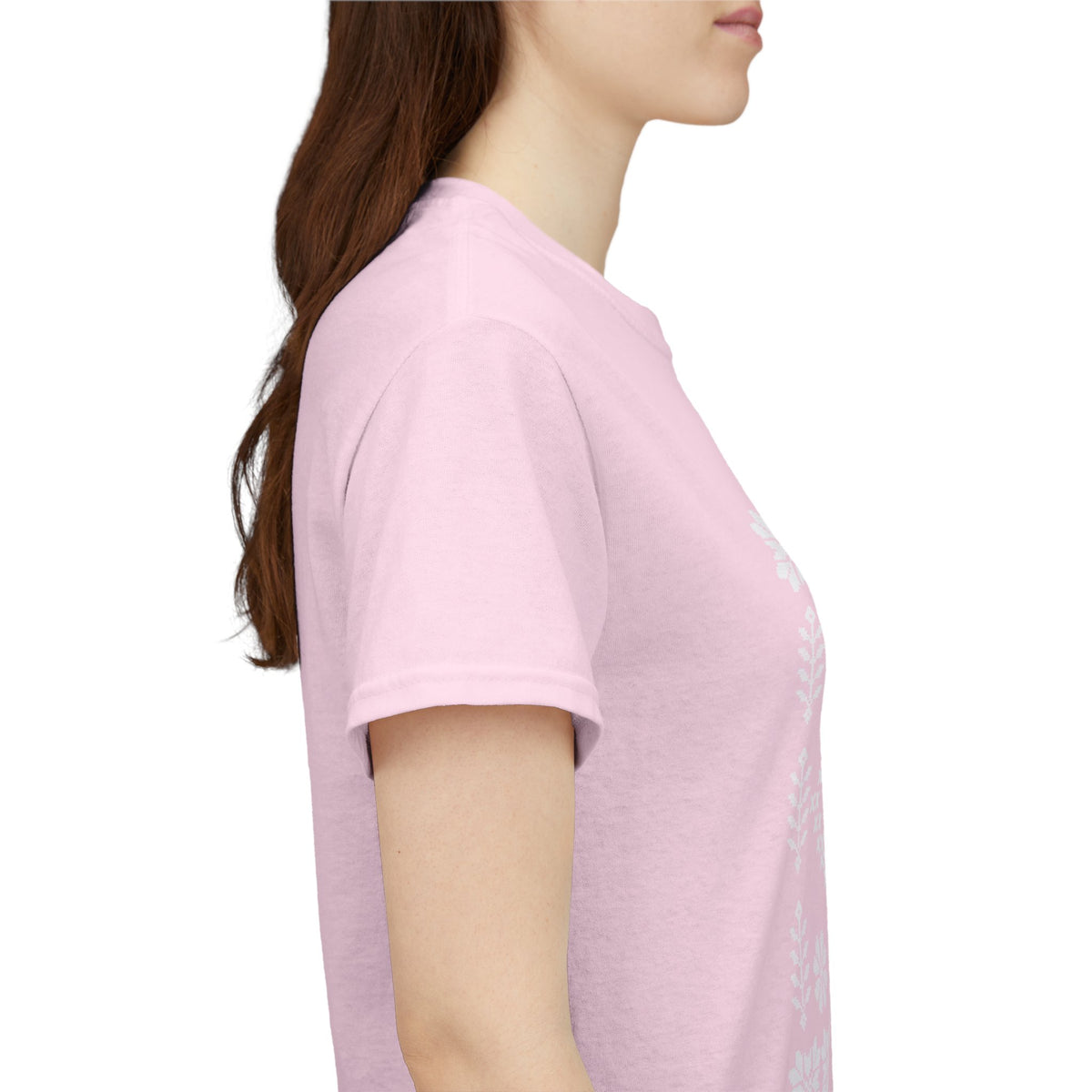Tatreez Unisex Heavy Cotton Tee White Stitch Design