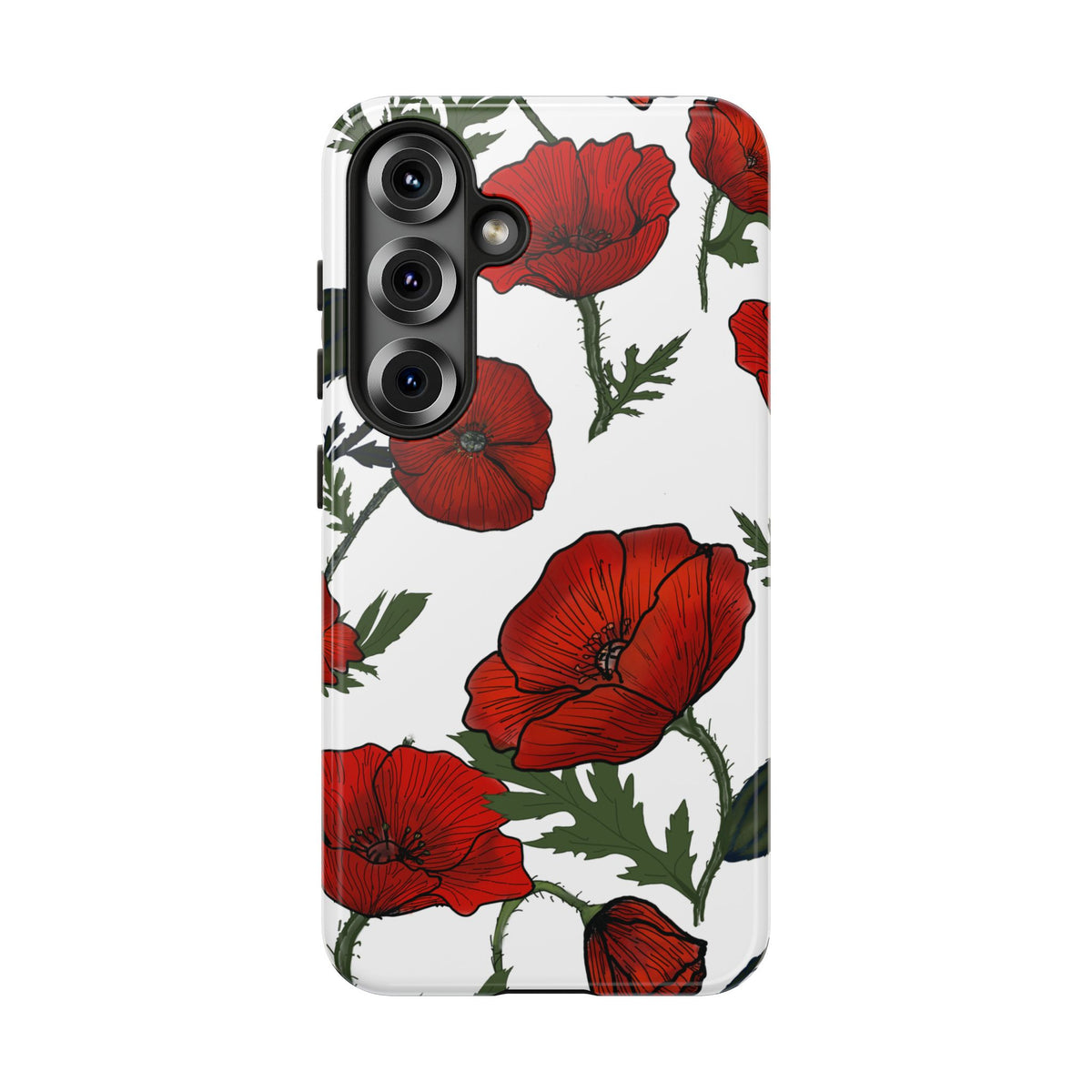 Poppy Field Samsung Galaxy Tough Cases