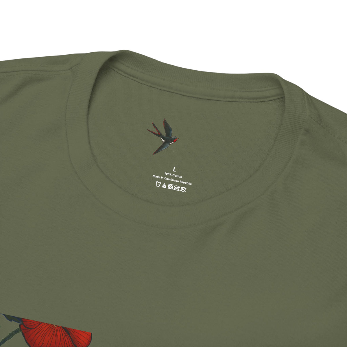 Poppy Field Unisex Heavy Cotton Tee