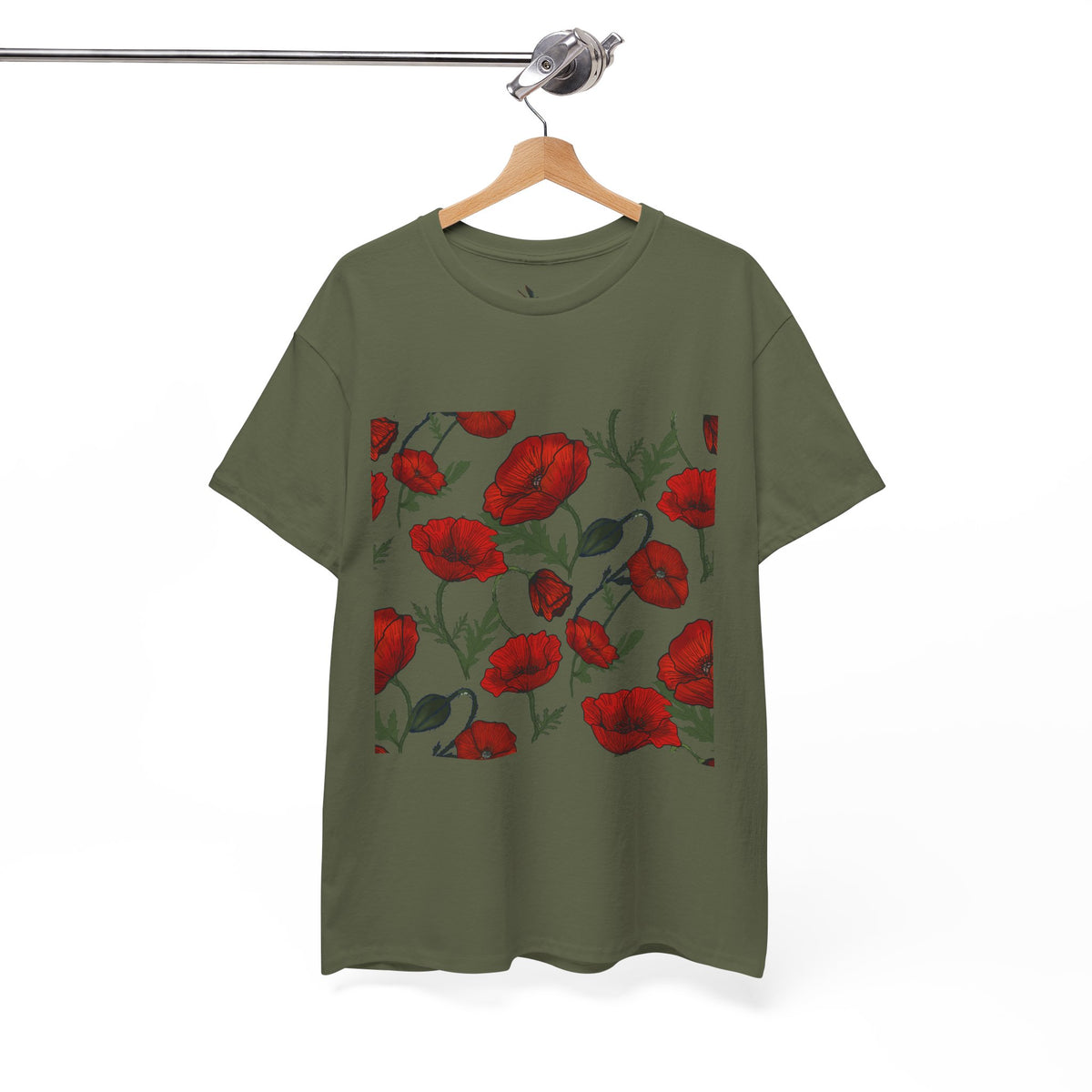 Poppy Field Unisex Heavy Cotton Tee