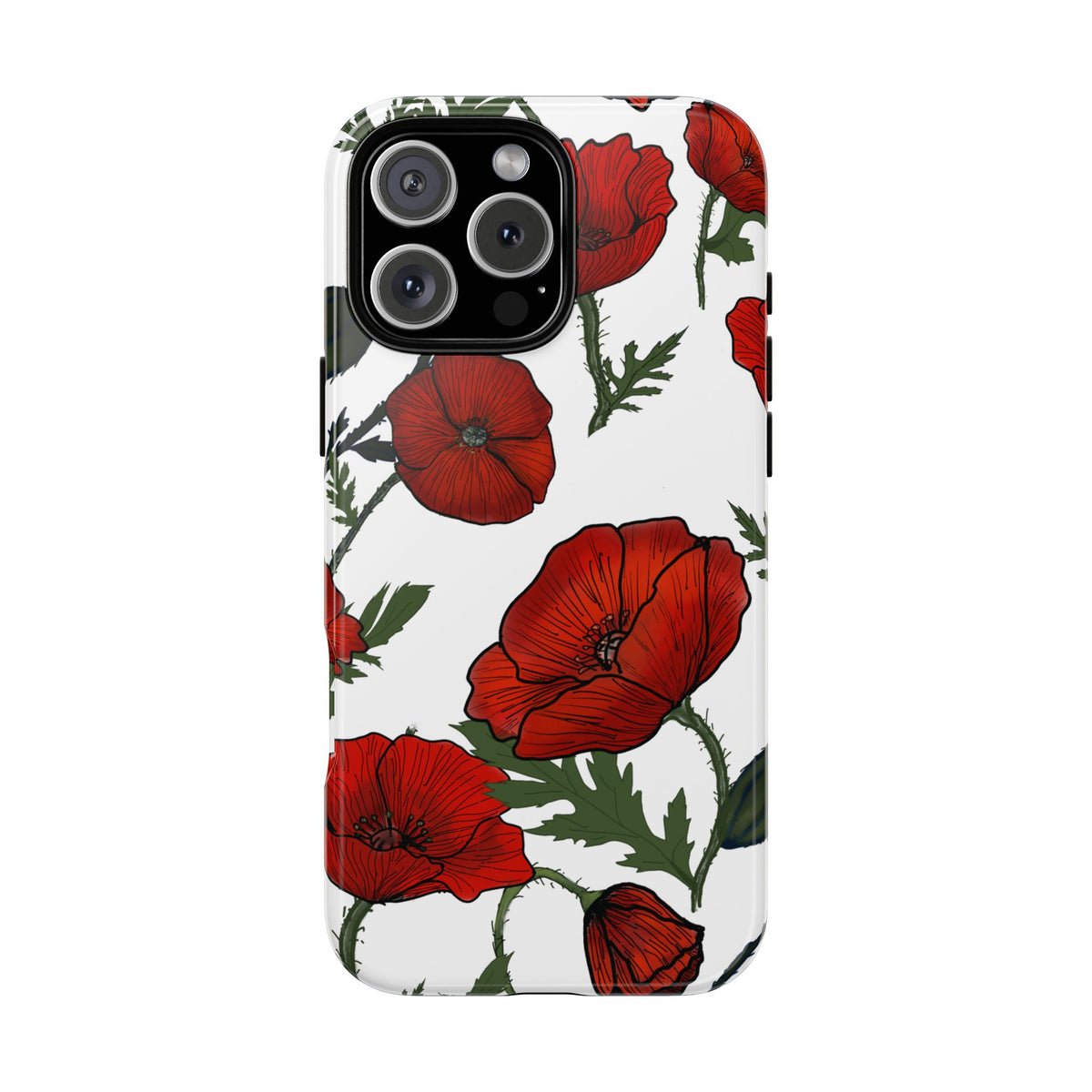 Poppy Field iPhone Tough Cases