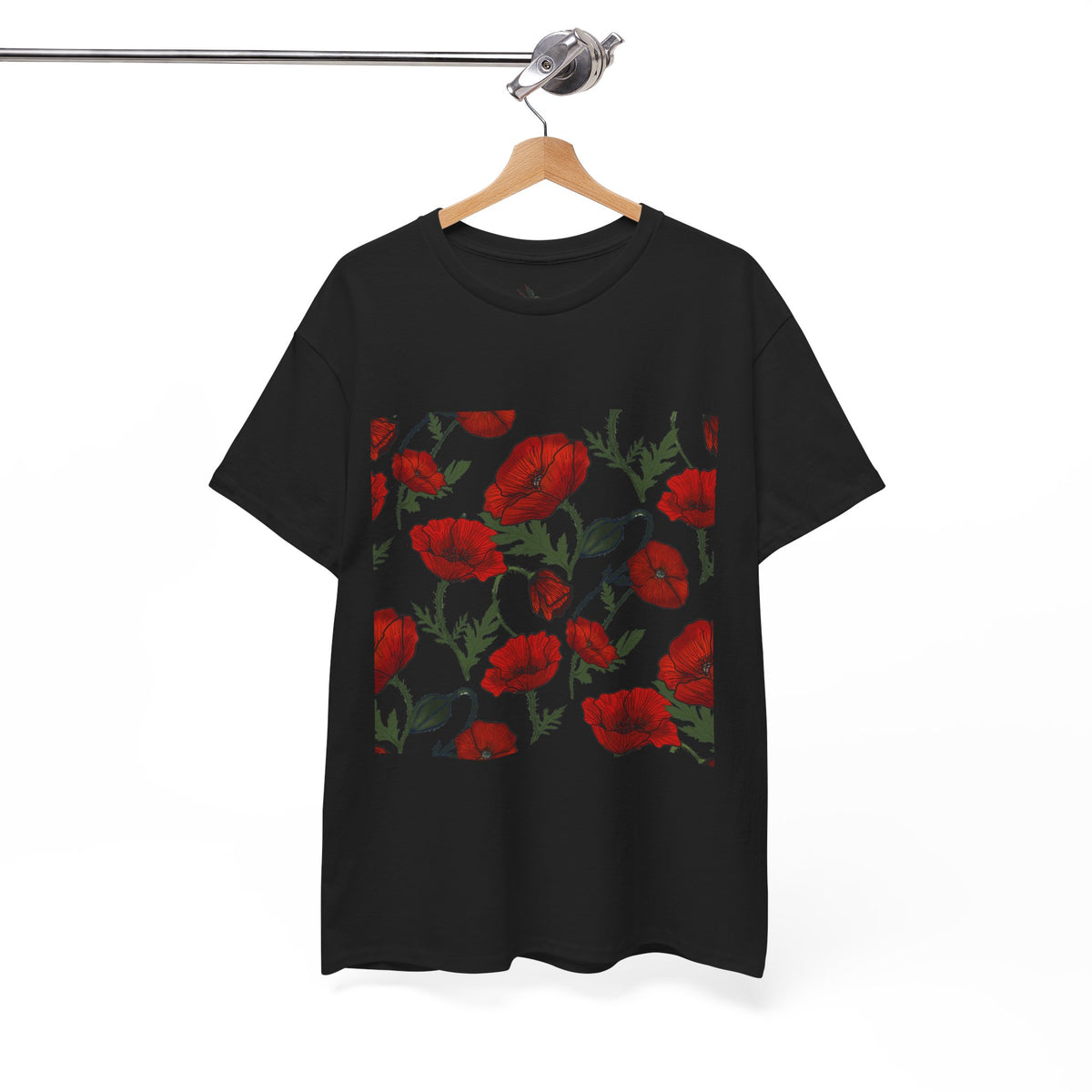 Poppy Field Unisex Heavy Cotton Tee
