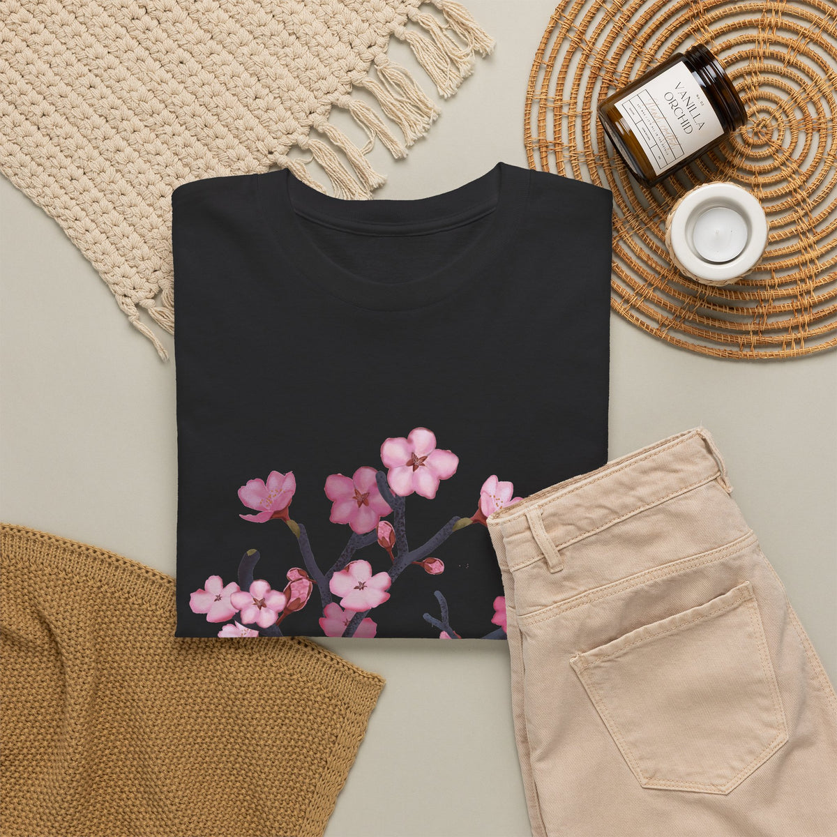 Cherry blossom Unisex Heavy Cotton Tee