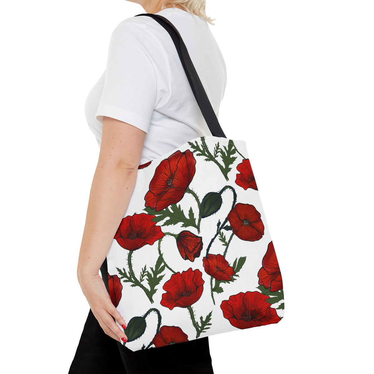 Poppy Field Tote Bag