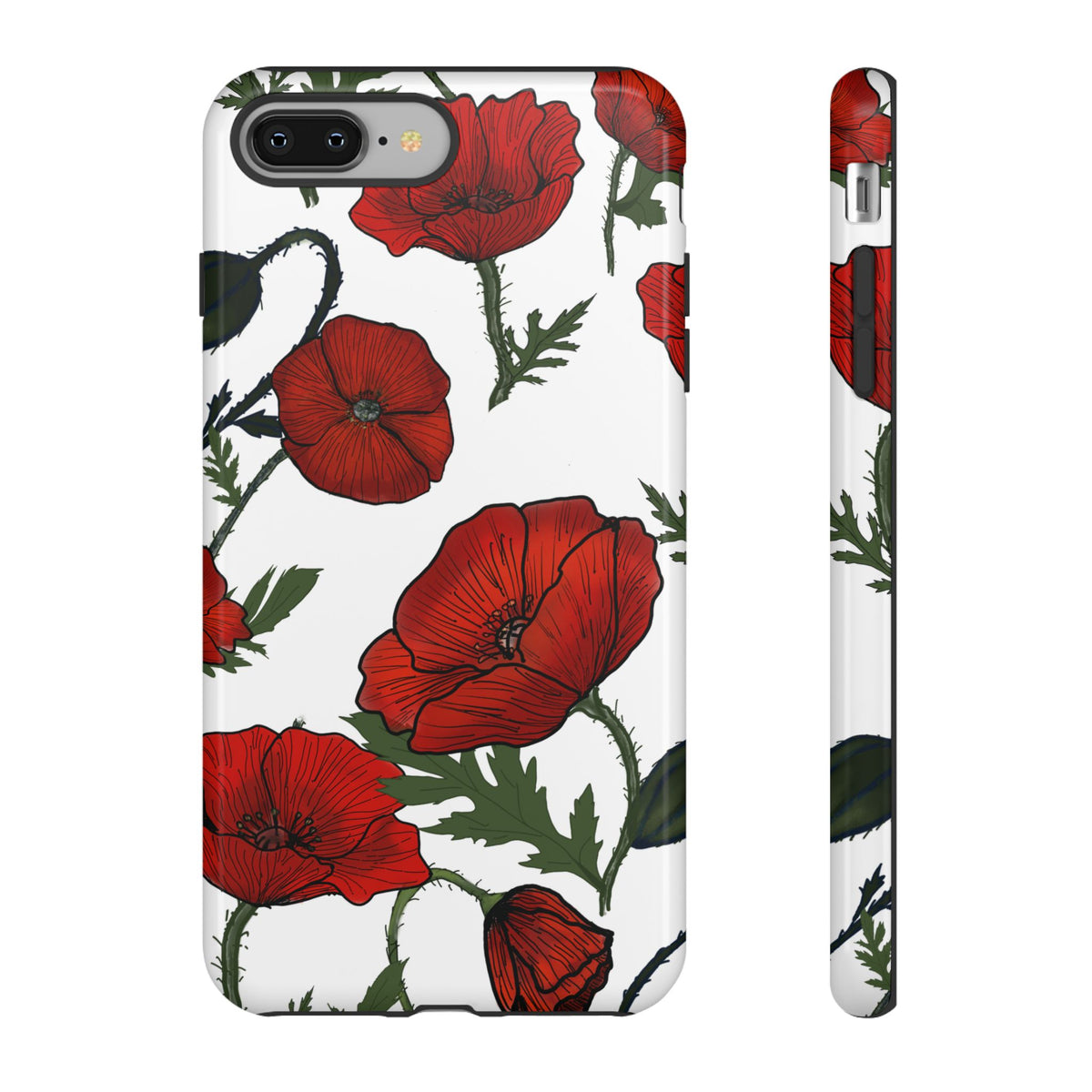 Poppy Field iPhone Tough Cases