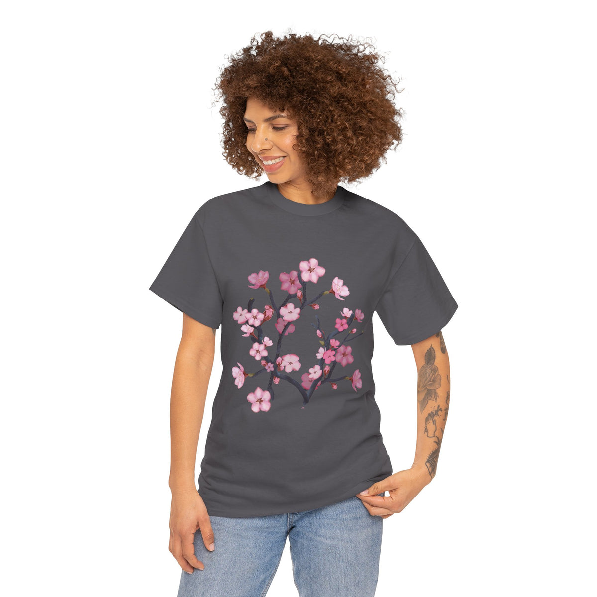 Cherry blossom Unisex Heavy Cotton Tee